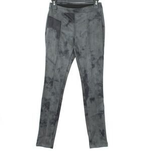 NWT T Tahari Leggings Faux Suede Y2K Grunge Streetwear Boho 90s Tie Dye Small